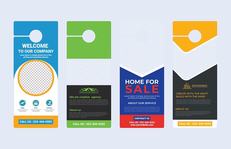 door hangers design