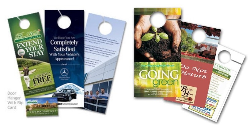 door hangers examples