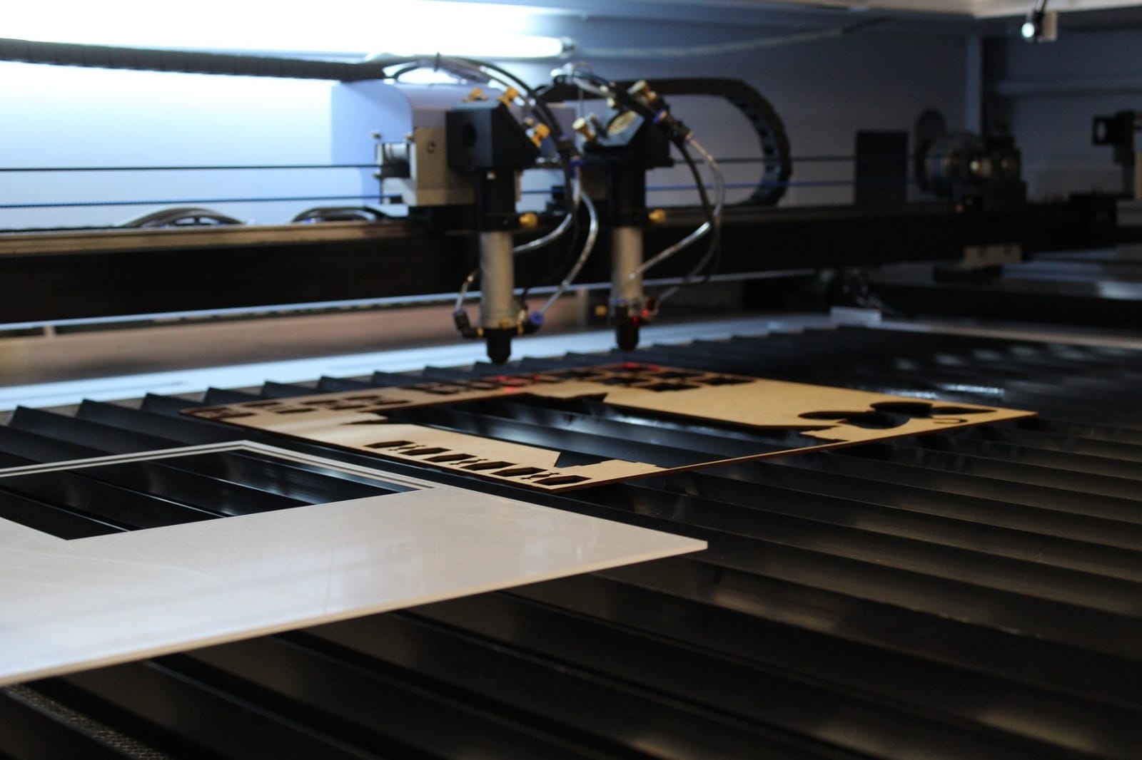 Commercial printing laser cutting
