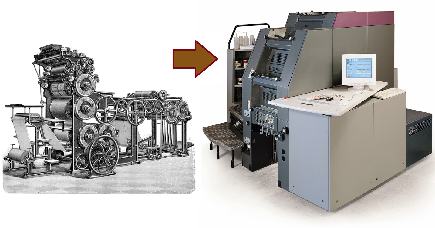 digital printing press