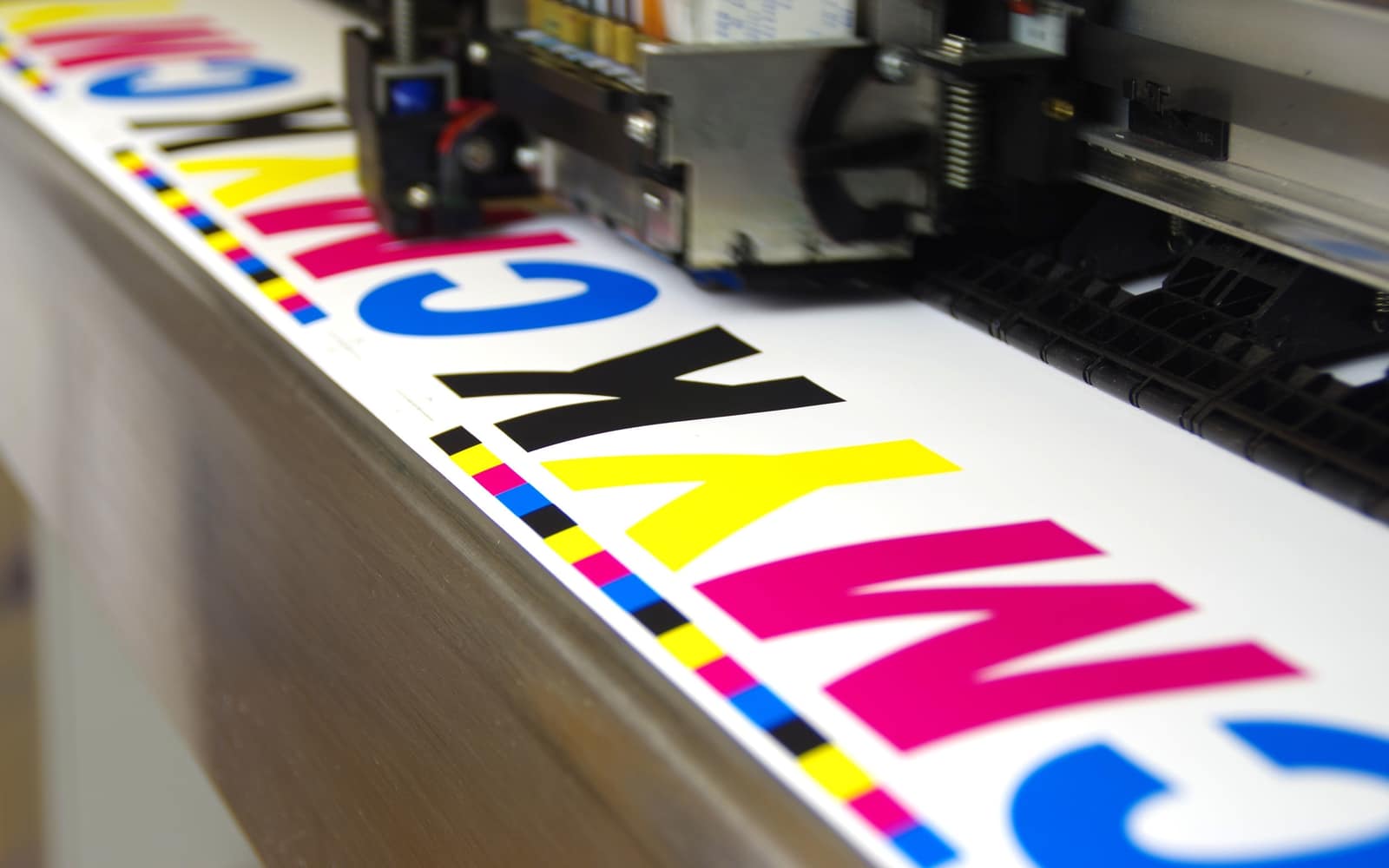 large format printing CMYK printer head